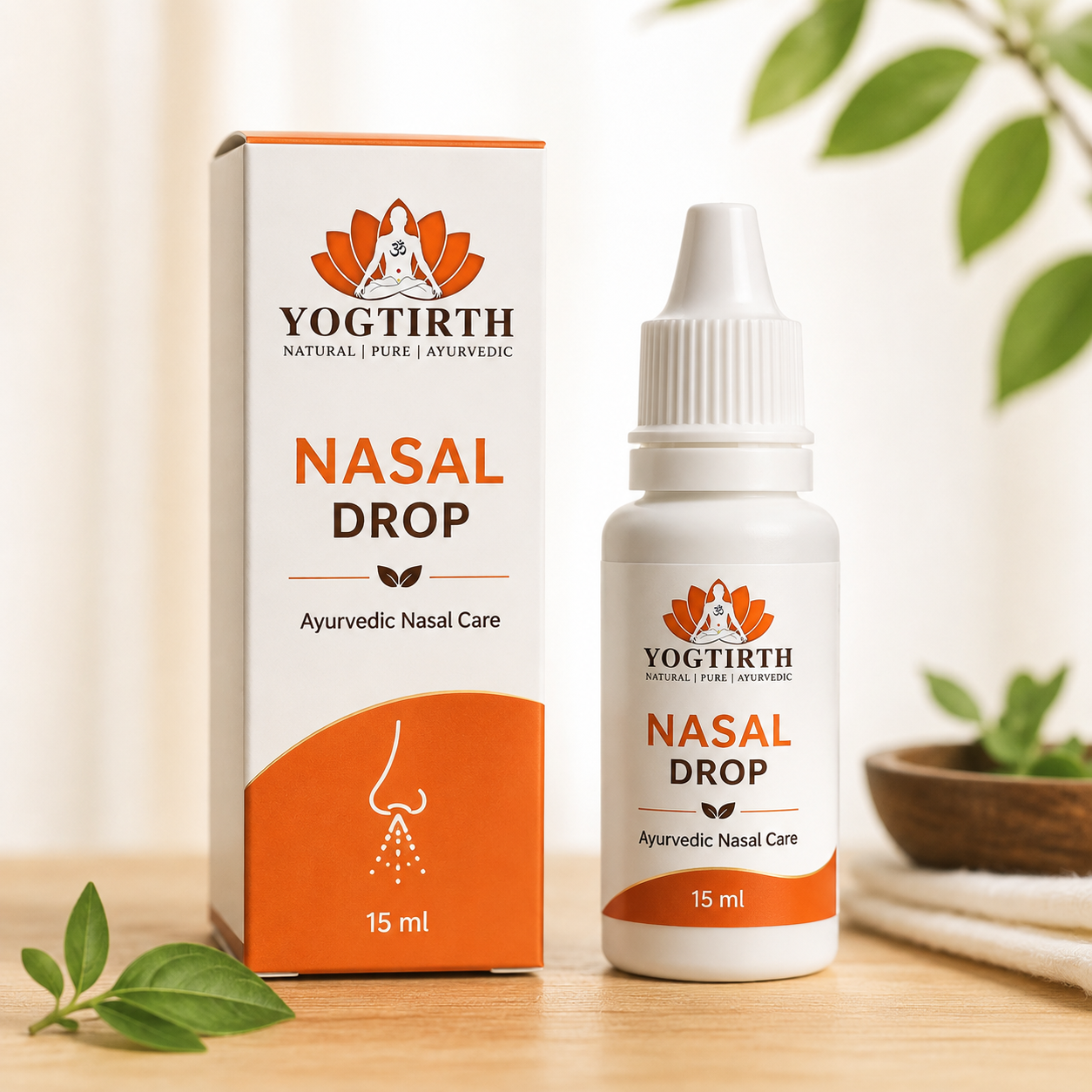 Ayurvedic Nasal Drop | Herbal Nasya Oil for Daily Nasal Care | 15 ml