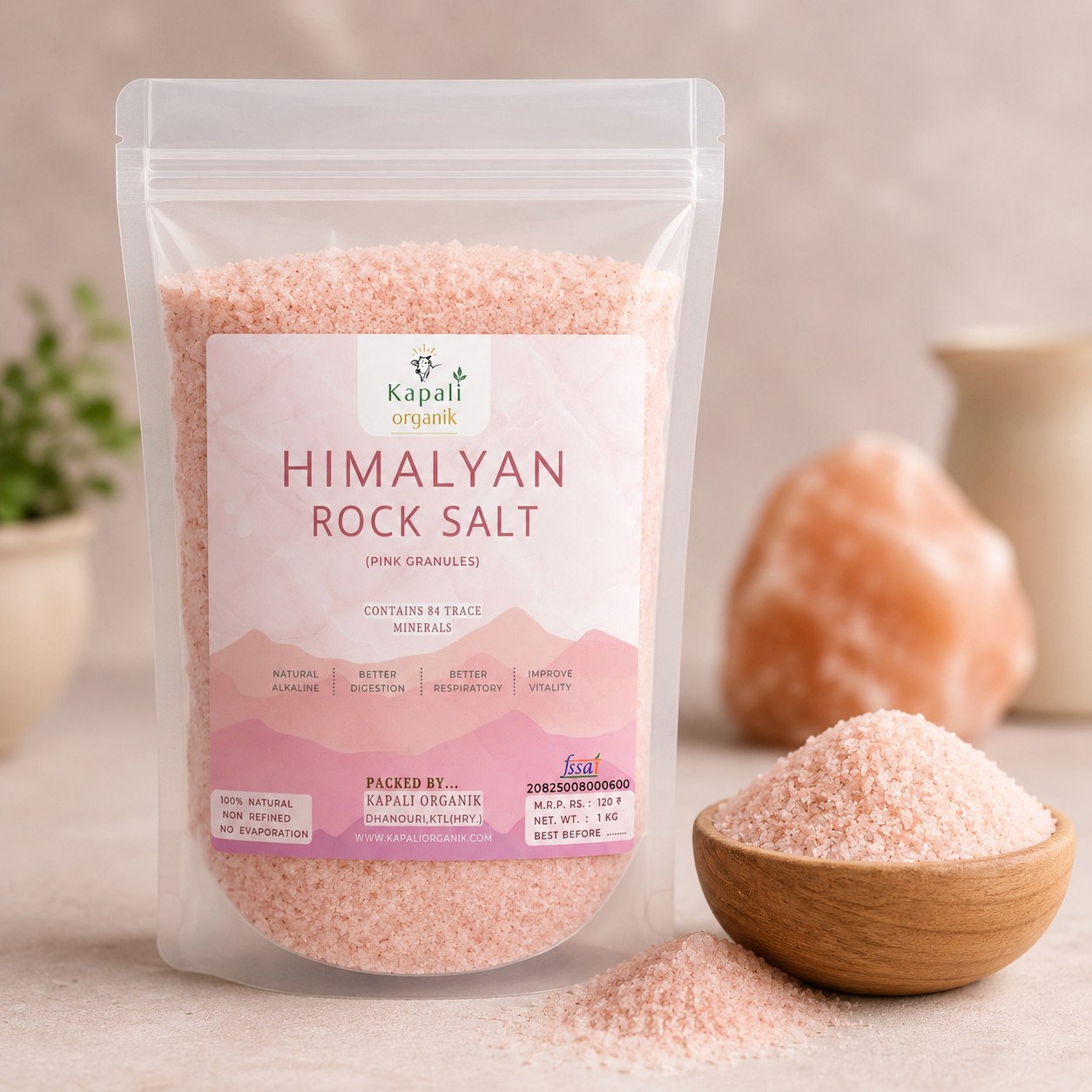 Lahori Sendha Namak - Himalayan Pink Salt