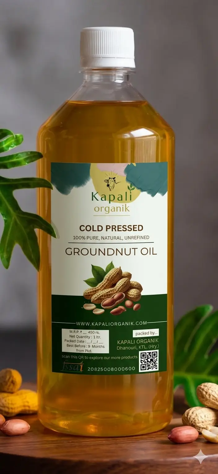 Kapali Cold-Pressed Groundnut Oil