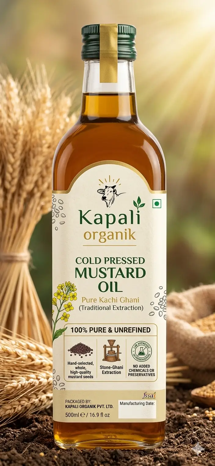 Kapali Cold-Pressed Yellow Mustard Oil
