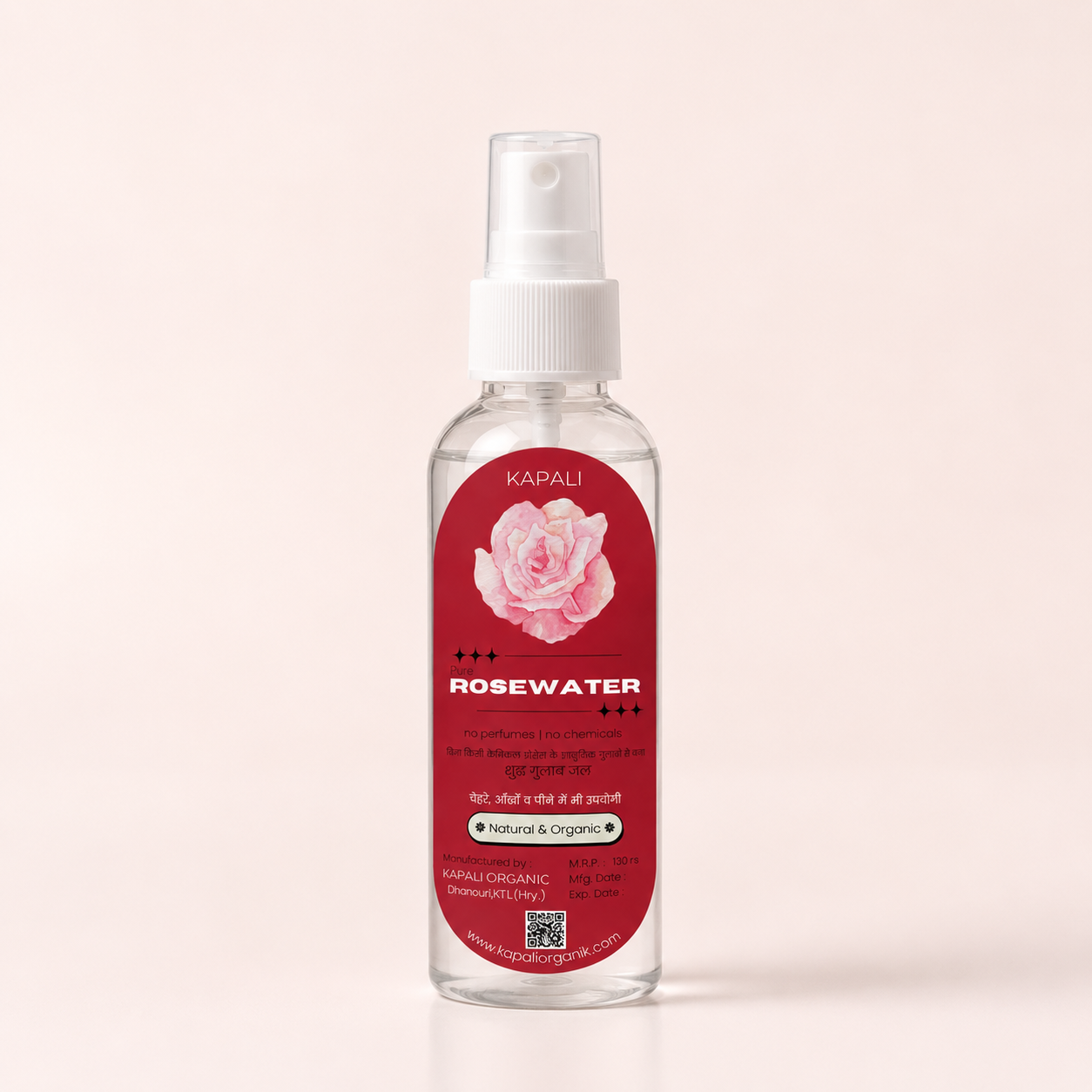 Natural Rose Water - Gulab Jal